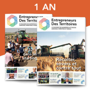 Abonnement Entrepreneurs des Territoires Magazine- 1 an